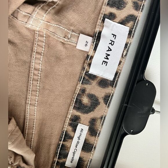 MOTHER Brown Leopard High Rise Jeans - Picture 5 of 5